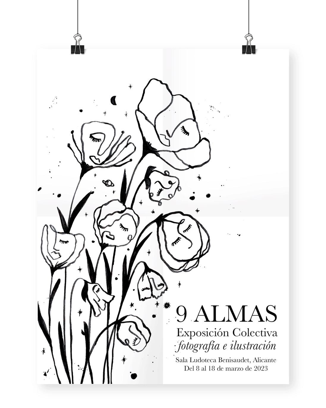 cartel ilustrado exposición