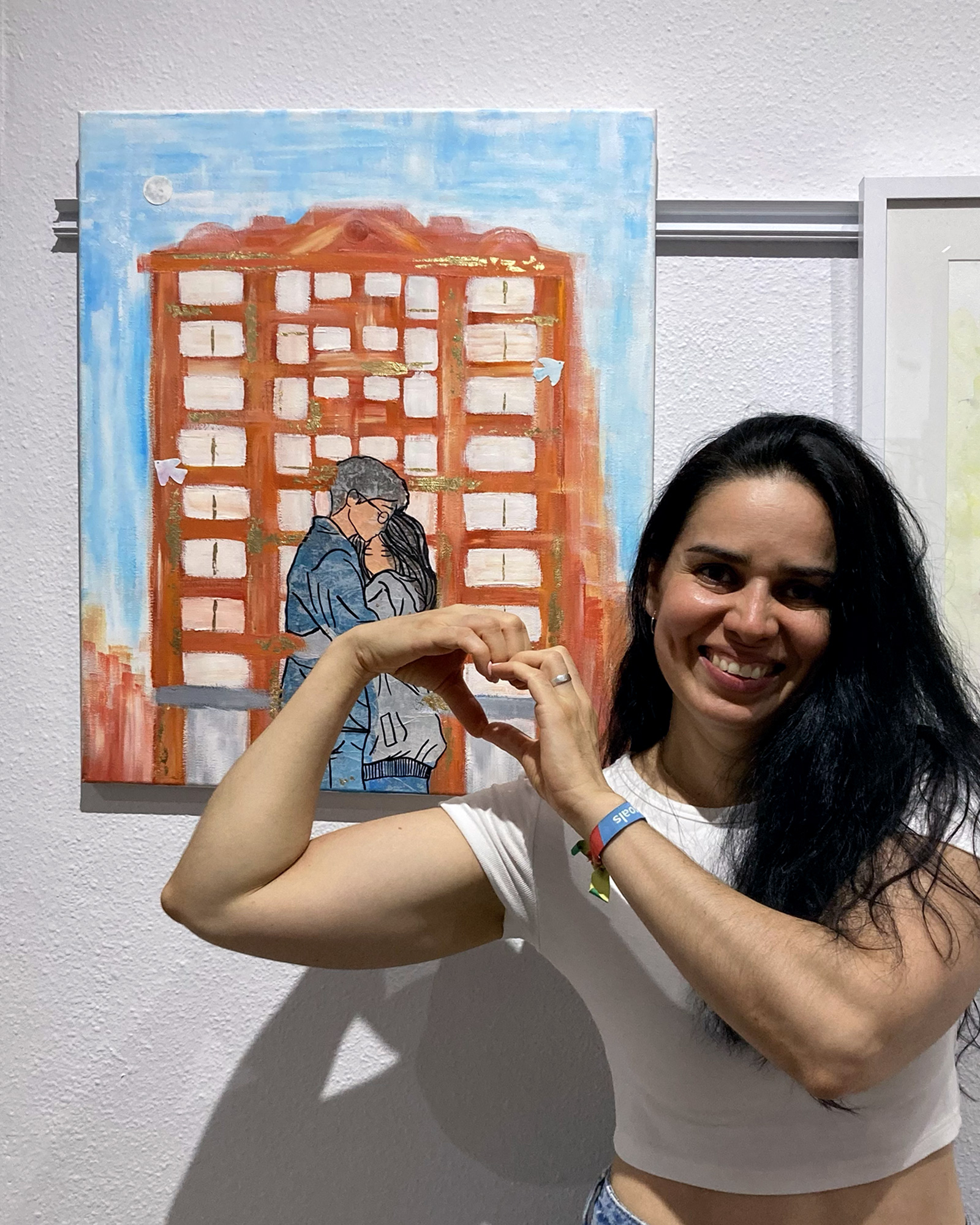 Obra "El abrazo" en exposición colectiva Salón de Otoño 2026, de la Asociación de Artistas Alicantinos.