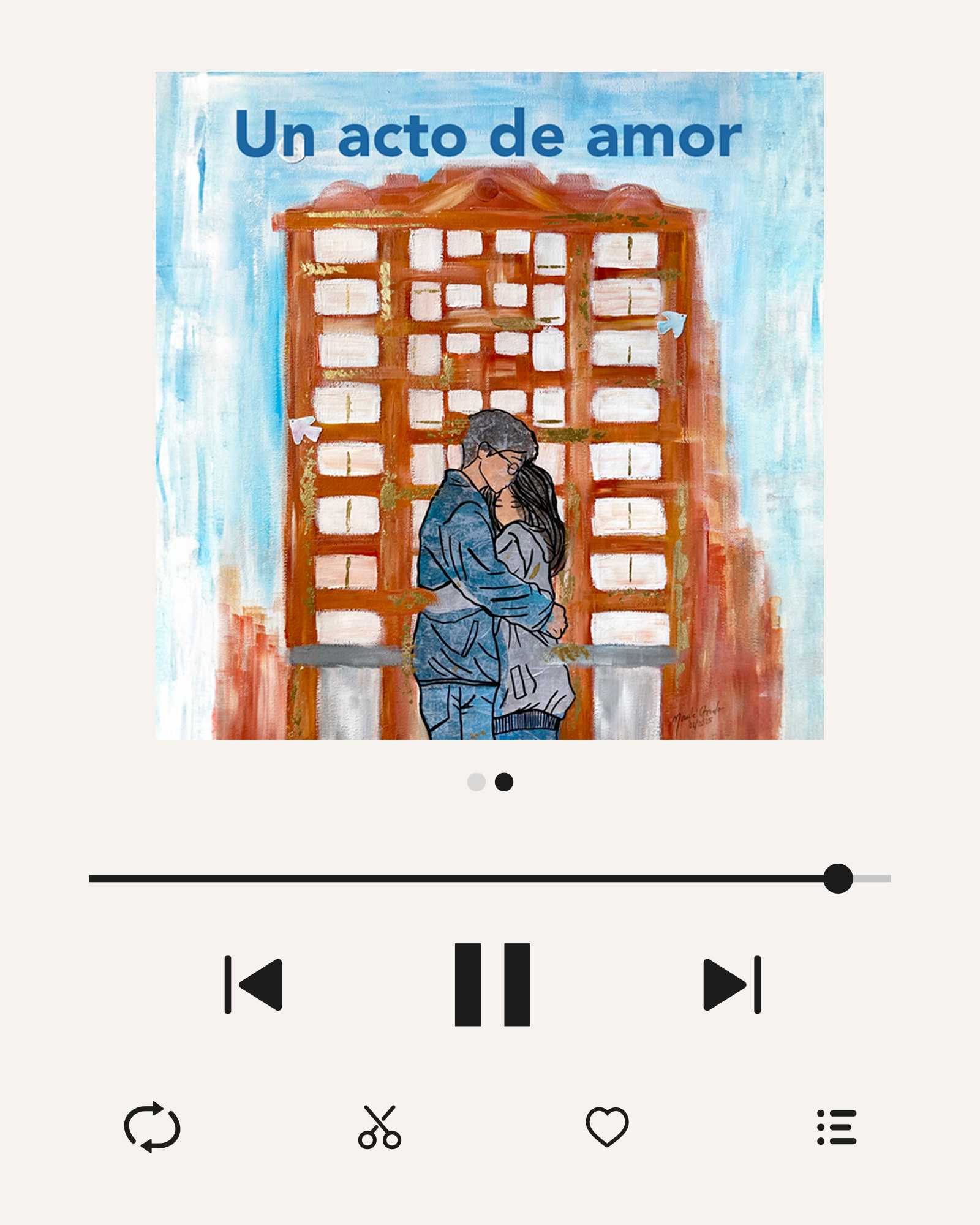 Playlist como pieza del proyecto. Disponible en Spotify.
